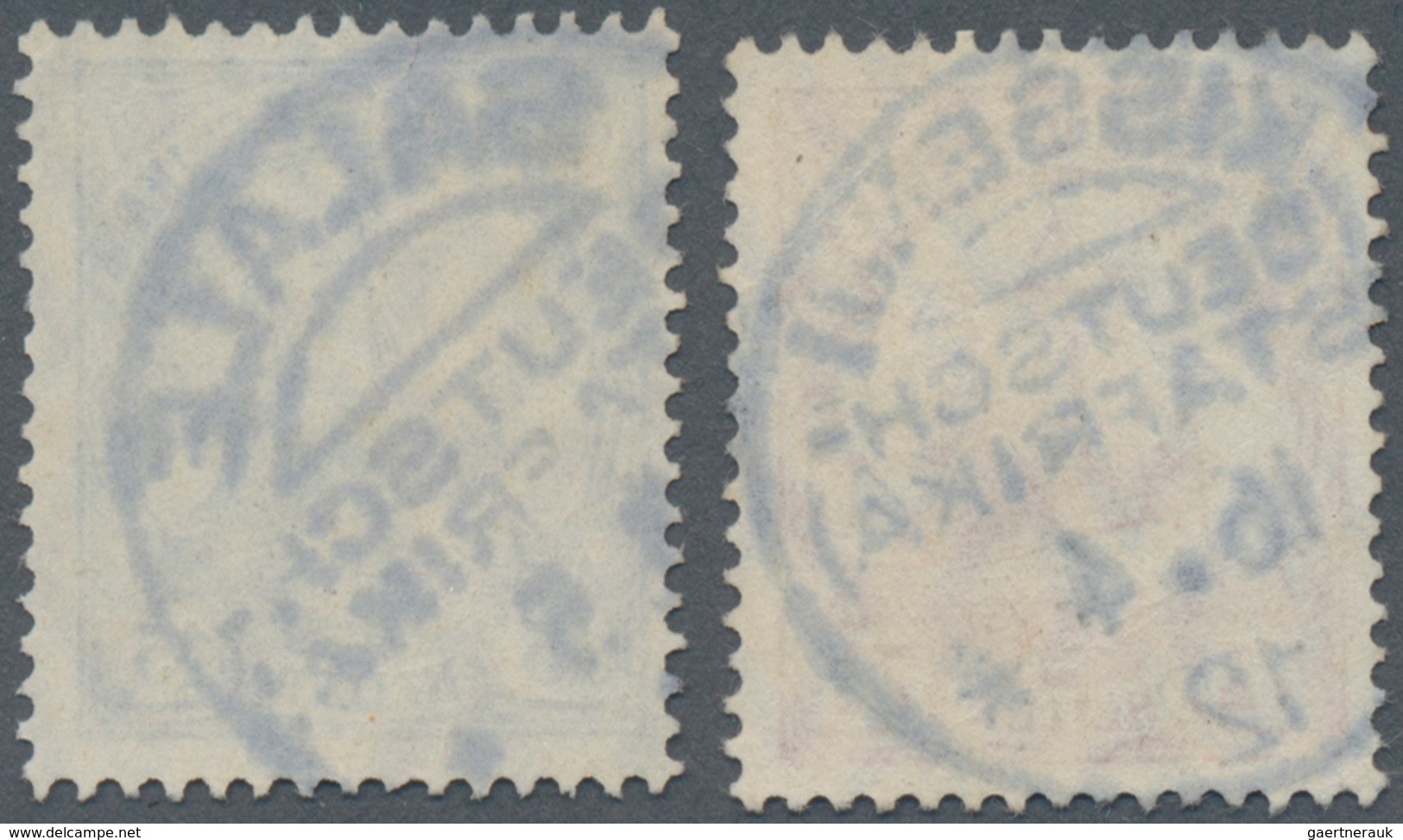 Deutsch-Ostafrika - Stempel: 1912, "KISSENJI" Und "SALALE (DEUTSCH-OSTAFRIKA)" Seltene Kreisobersegm - Deutsch-Ostafrika