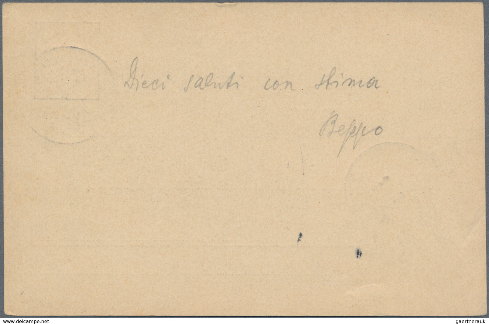 Deutsche Kolonien - Kiautschou: 1905, 2 C. Je 1909 "LITSUN KIAUTSCHOU" Auf AK "Mecklenburghaus" (2), - Kiautchou