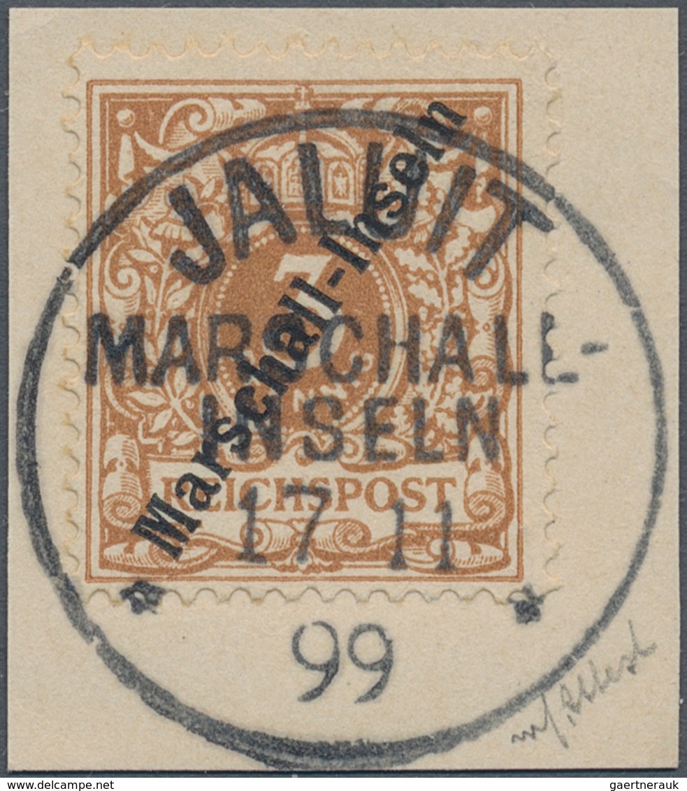 Deutsche Kolonien - Marshall-Inseln: 1897, Freimarke 3 Pfg. Lebhaftbraunocker, I. Jaluit-Ausgabe, Lu - Marshall-Inseln