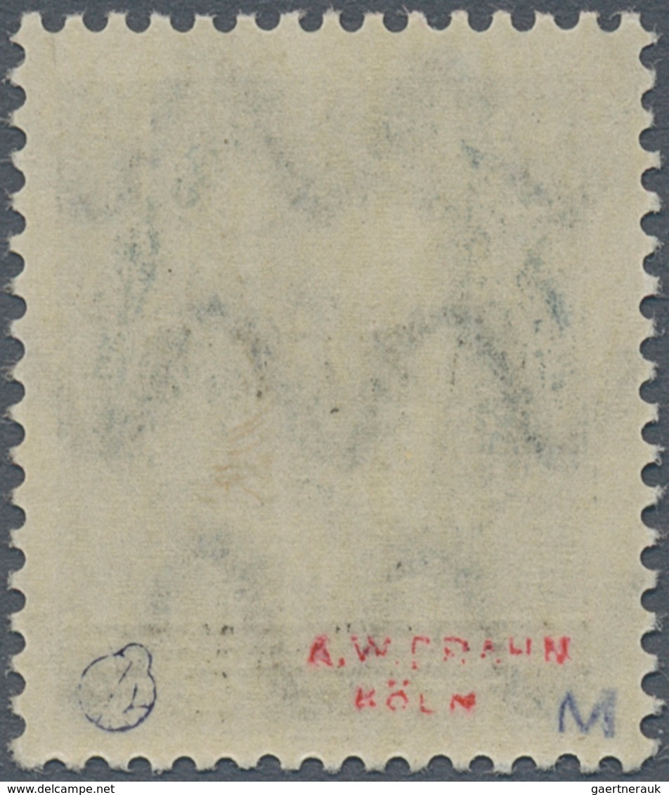 Deutsche Abstimmungsgebiete: Saargebiet: 1920, Sarre-Aufdruck Auf Bayern, UNVERAUSGABTE 2 Pf Dkl'bla - Used Stamps