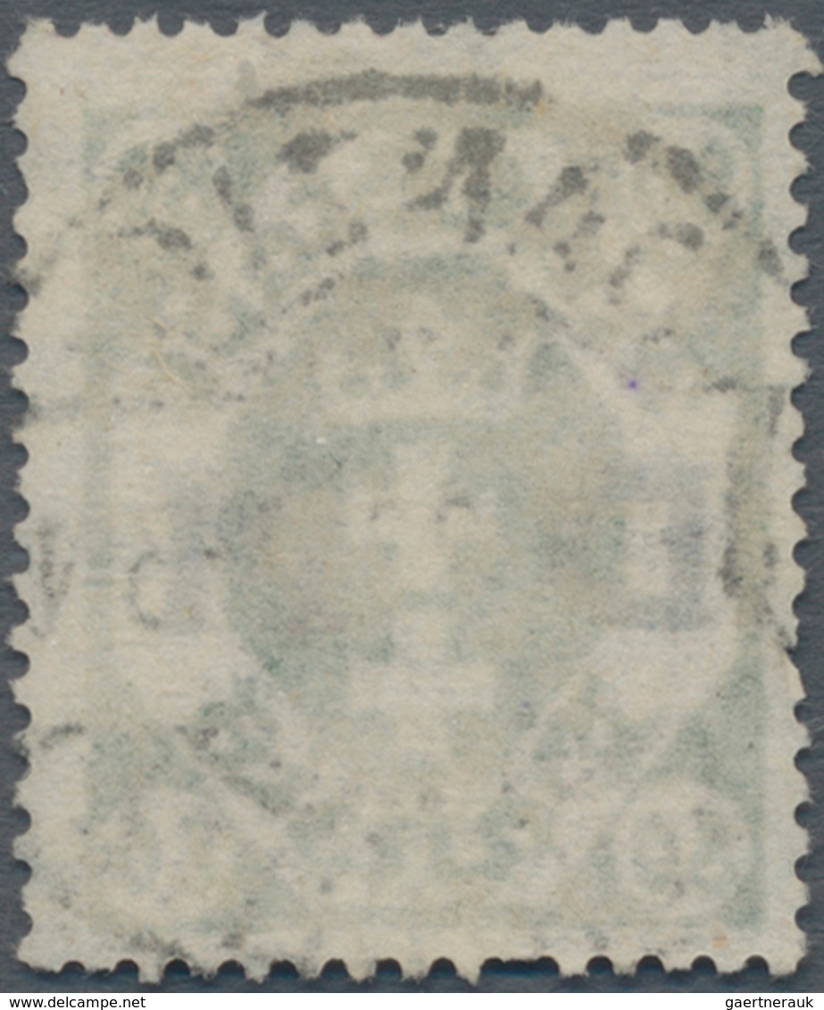 Danzig - Dienstmarken: 1922, Dienstmarke 80 Pfg. Grün, Wasserzeichen 2, Liegend Mit Zentrisch Aufges - Andere & Zonder Classificatie