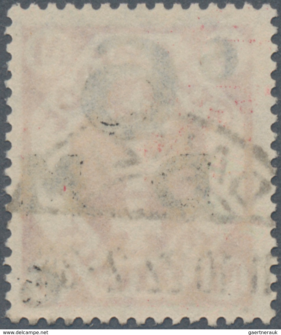 Danzig - Dienstmarken: 1922, 6 Auf 3 M Karminrot, Tadellos Mit Zeitgerechtem Stempel, Kurzbefund Soe - Andere & Zonder Classificatie
