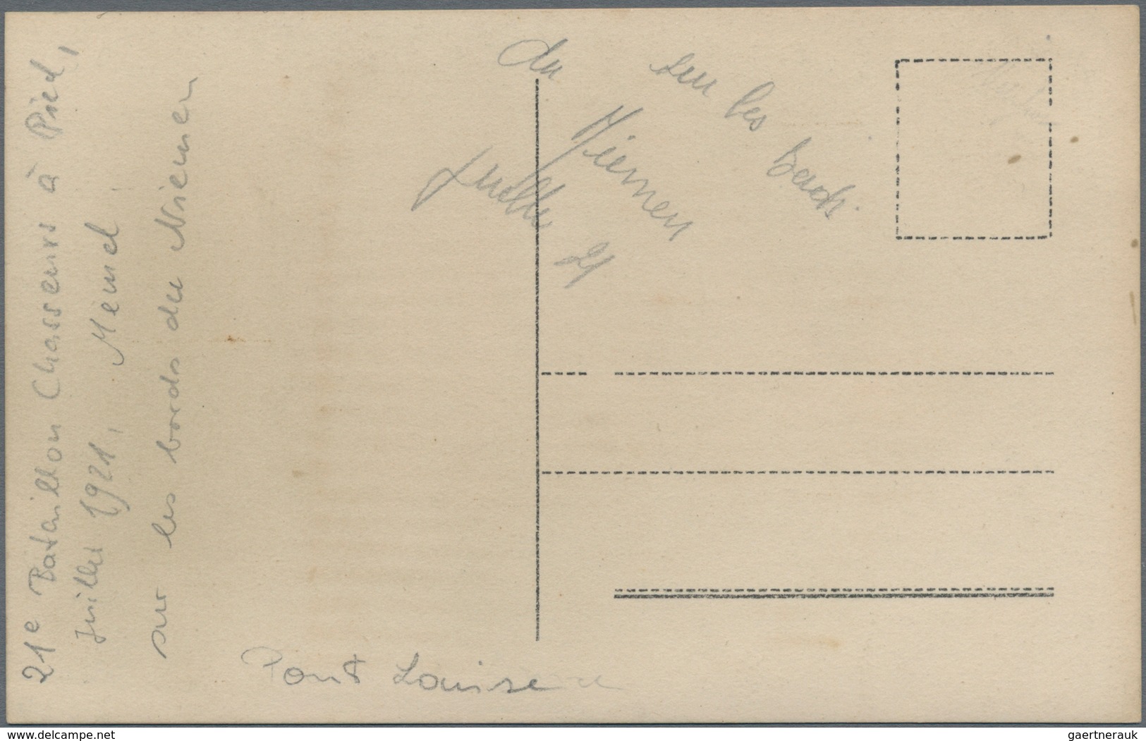 Memel: 1921/22, Feldpostbrief Mit Absenderangabe '21e B.C.P., S.P. 190 (MEMEL)', Mit Stempel "POS - Memelland 1923