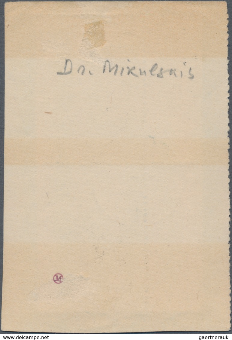 Dt. Besetzung II WK - Litauen - Telschen (Telsiai): Die Marken Im Senkrechten Paar Vom Linken Bogenr - Bezetting 1938-45