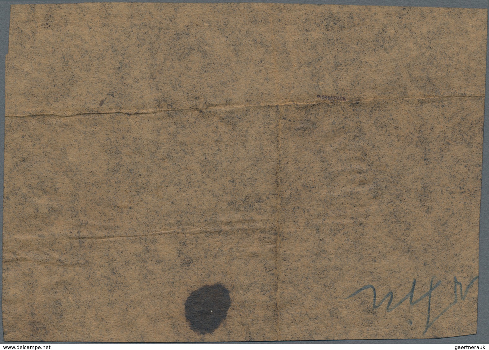 Feldpostmarken: 1943, Kuban, Brückenkopf, Päckchen-Zulassungsmarke "1 Päckchen Front - Heimat" In Ty - Altri & Non Classificati