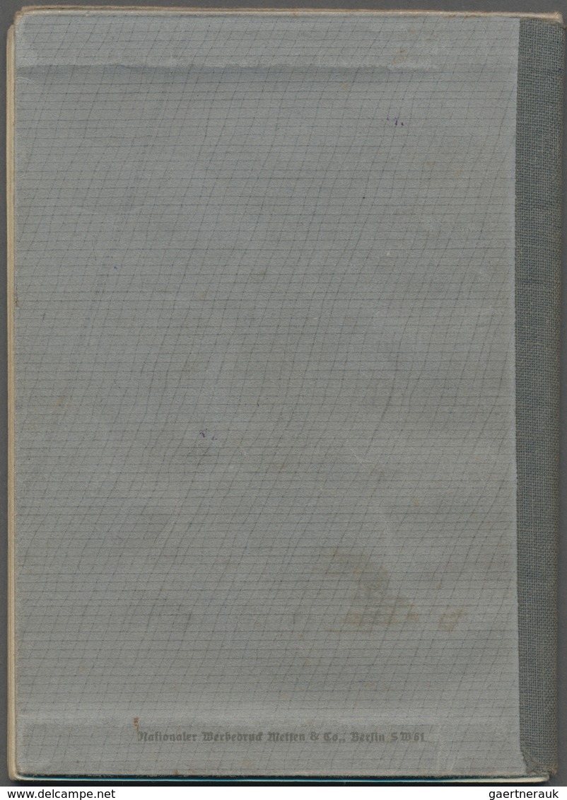 Feldpost 2. Weltkrieg: 1938, Wehrpaß Eines Offiziers (ausgestellt Vom Infanterie Reg. 74) Der Mehrfa - Altri & Non Classificati