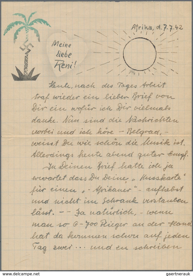 Feldpost 2. Weltkrieg: 1942, Brief Mit Absender Feldpostnummer "36311" (Verpflegungsamt 317) In Nord - Andere & Zonder Classificatie