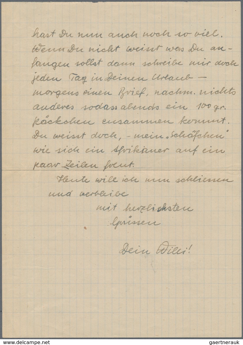 Feldpost 2. Weltkrieg: 1942, Brief Mit Absender Feldpostnummer "36311" (Verpflegungsamt 317) In Nord - Andere & Zonder Classificatie