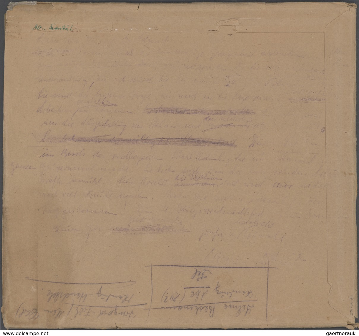 Feldpost 2. Weltkrieg: SCHALLPLATTENBRIEF Um 1943, „Der Sprechende Feldpostbrief“, Vordruck-Umschlag - Andere & Zonder Classificatie