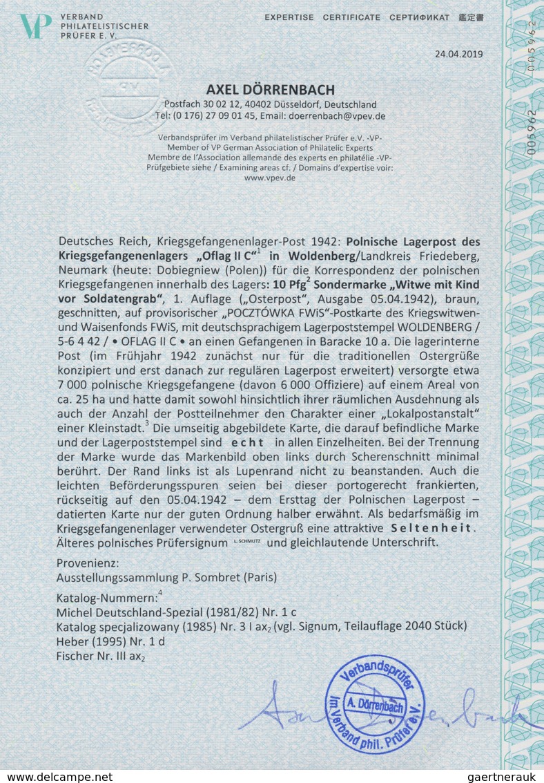 Kriegsgefangenen-Lagerpost: 1942, Polnische Lagerpost Des Kriegsgefangenenlagers „Oflag II C“ In Wol - Andere & Zonder Classificatie