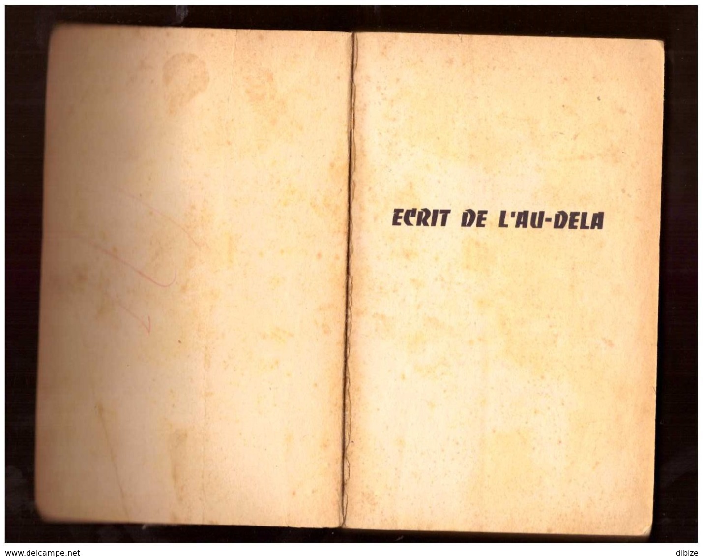 Angoisse. Dominique Arly. Ecrit De L'au-delà.  Fleuve Noir N° 215 De 1972. - Autres & Non Classés