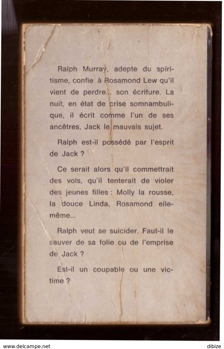 Angoisse. Dominique Arly. Ecrit De L'au-delà.  Fleuve Noir N° 215 De 1972. - Autres & Non Classés