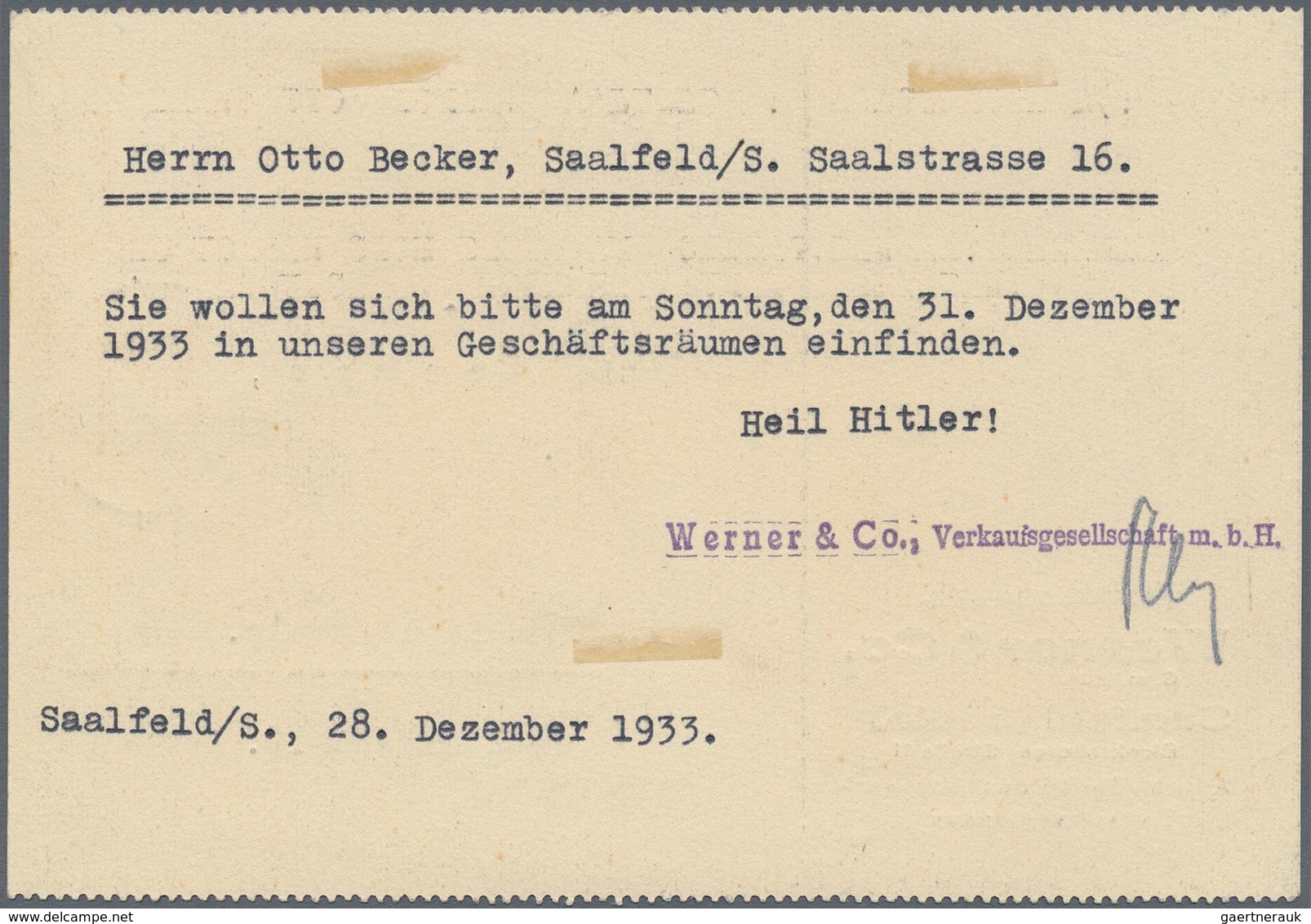 Deutsches Reich - 3. Reich: 1933, 5 Pfg. Grün, Marke Aus Nothilfe-Block Als Portogerechte Einzelfran - Nuovi