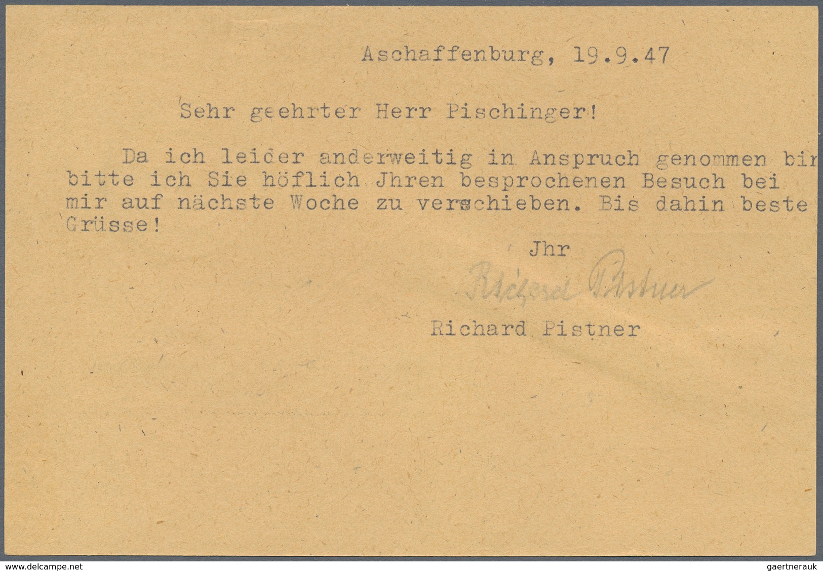 Alliierte Besetzung - Gemeinschaftsausgaben: 1947, 45 Pfg. Ziffer Im Waagerechten Paar Als Portogere - Altri & Non Classificati