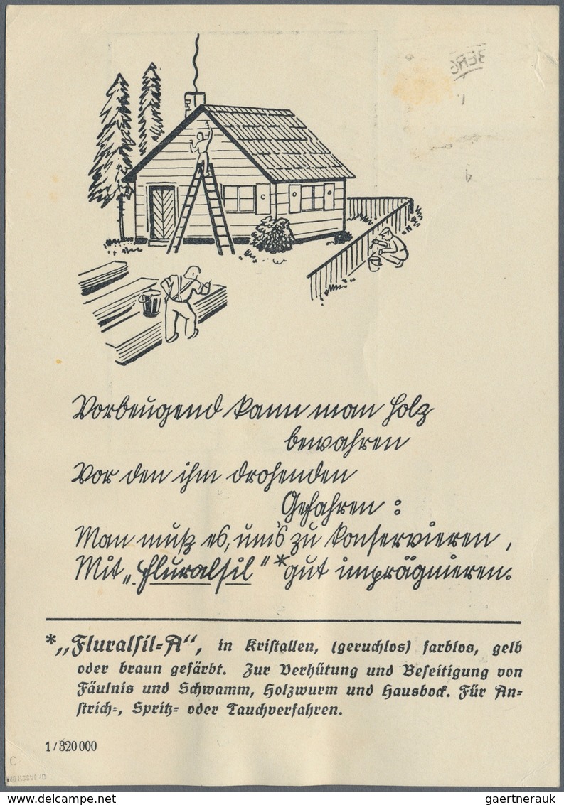 Sowjetische Zone - Ost-Sachsen: 1945, Ziffer 6 Pfg. Schwarzblaugrün Mit Amtlicher Versuchszähnung 11 - Sonstige & Ohne Zuordnung