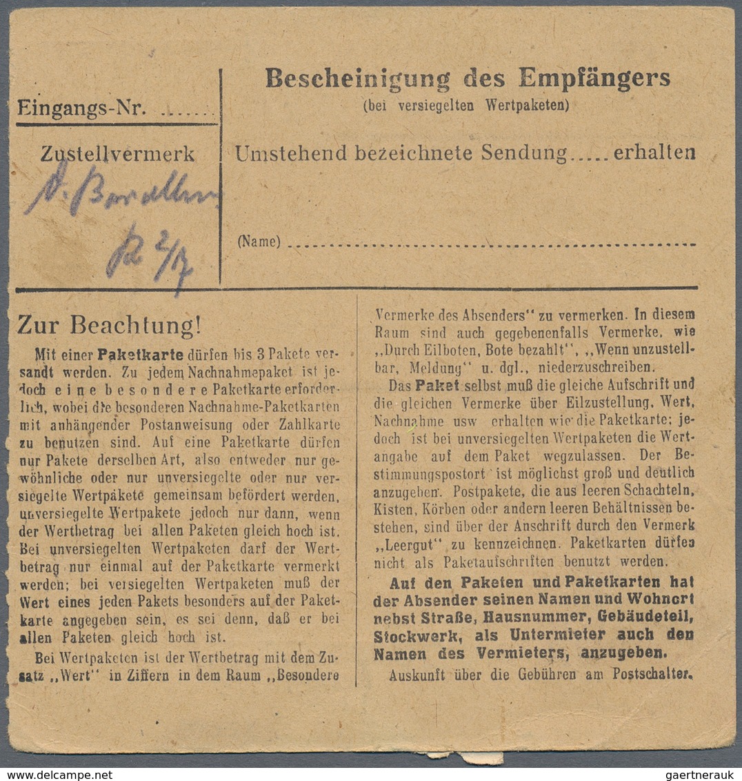 Sowjetische Zone - Bezirkshandstempel - III - Bez. 16 (Erfurt): 1948, 60 Pfg. Arbeiter Mit Aufdruck - Altri & Non Classificati