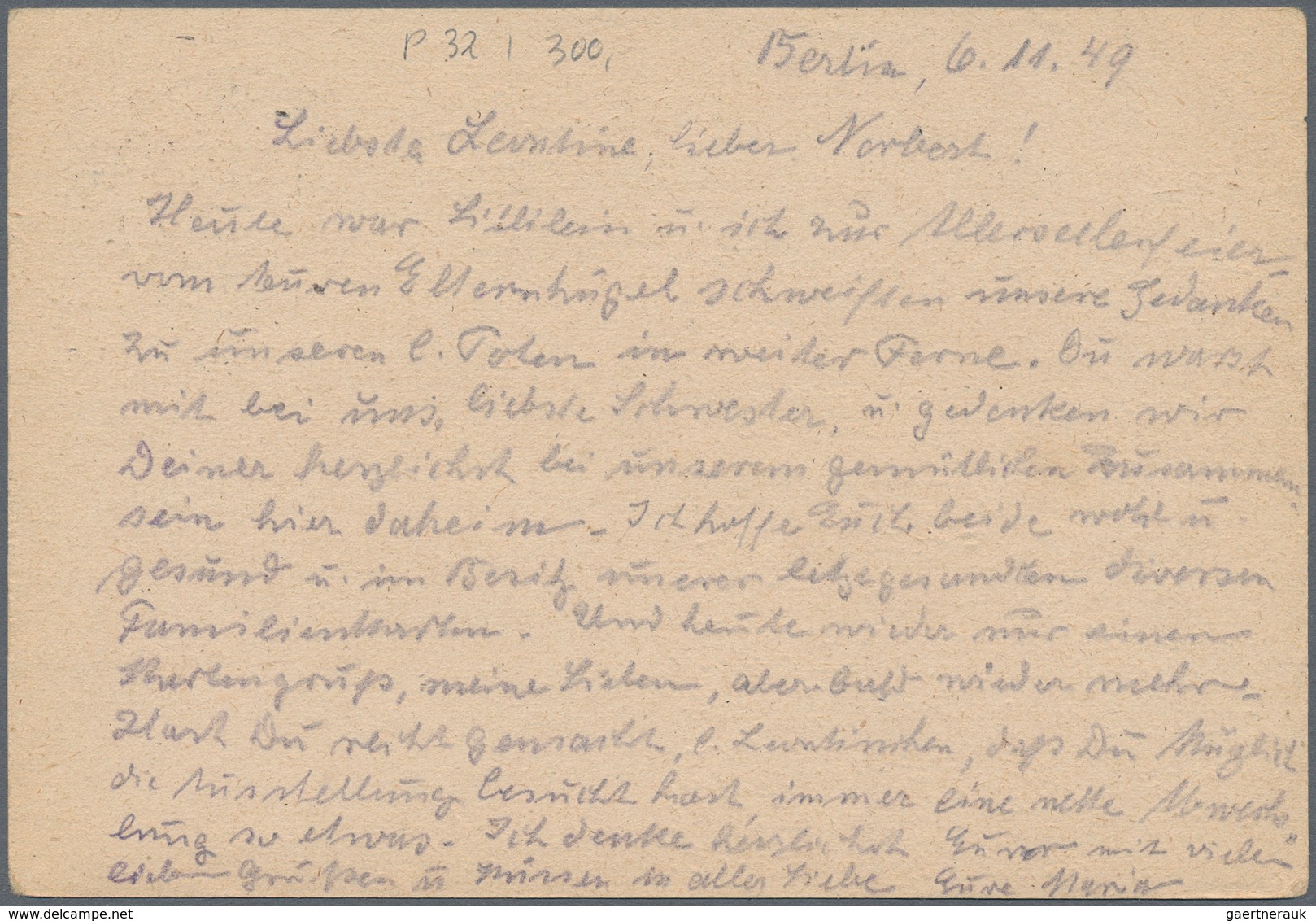 Sowjetische Zone - Ganzsachen: 1949, Ganzsachenkarte 30 Pfg. Maschinenaufdruck, Beide Typen Je Bedar - Sonstige & Ohne Zuordnung