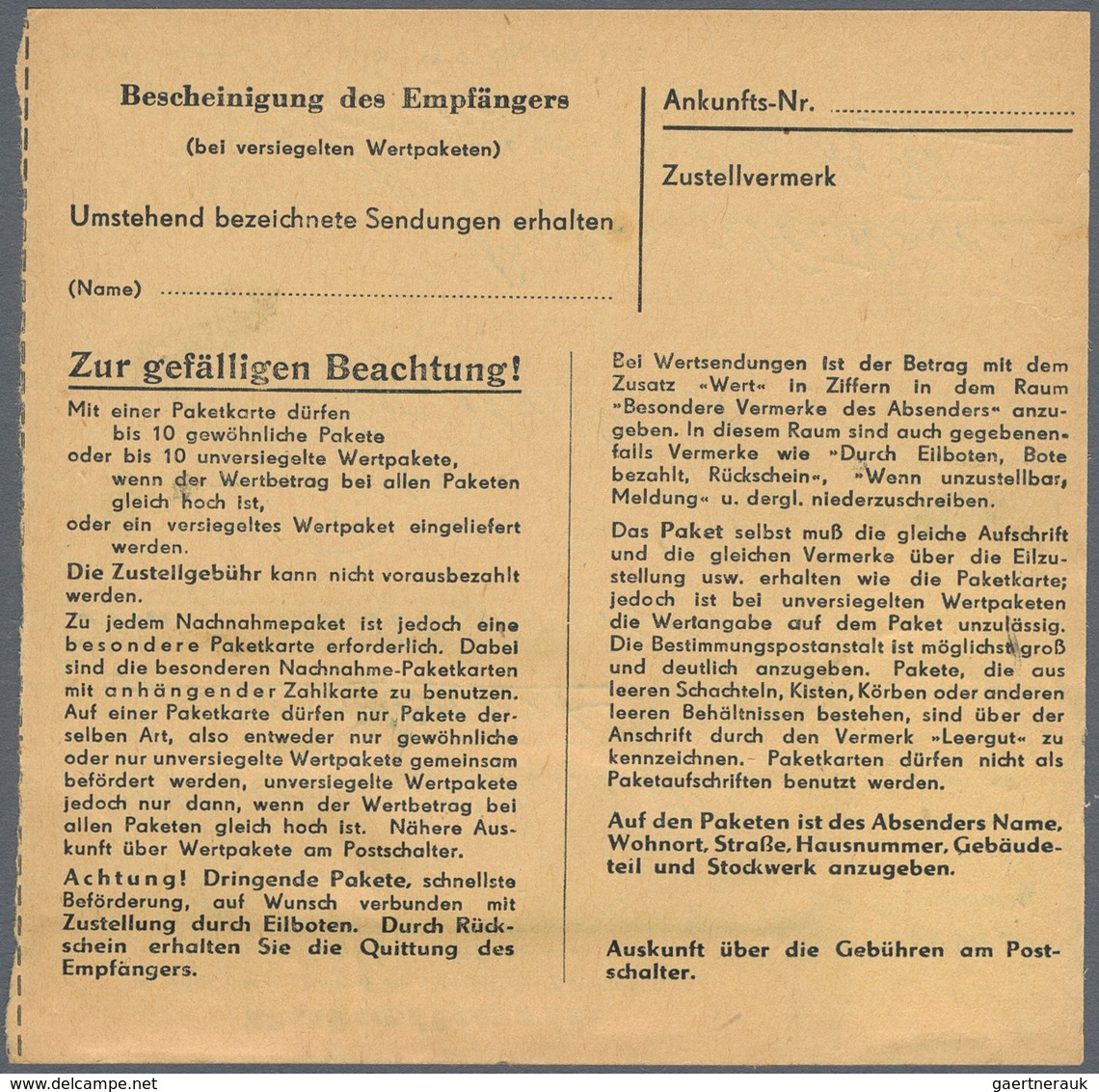 DDR: 1953, Köpfe-Serie, 80 Pfg. Rot, Portogerechte Einzel- Und Portogerechte Mehrfachfrankatur, Je A - Storia Postale