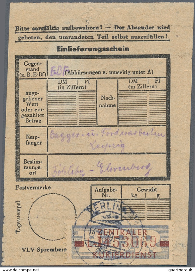 DDR - Dienstmarken A (Verwaltungspost B): 1959/1960, 10 Pfg. Violettultramarin/braunrot (geschlossen - Andere & Zonder Classificatie