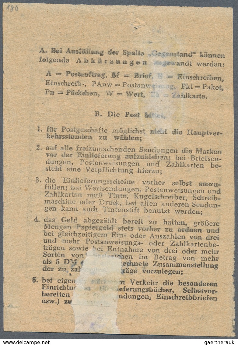 DDR - Dienstmarken A (Verwaltungspost B): 1959/1960, 10 Pfg. Violettultramarin/braunrot (geschlossen - Altri & Non Classificati