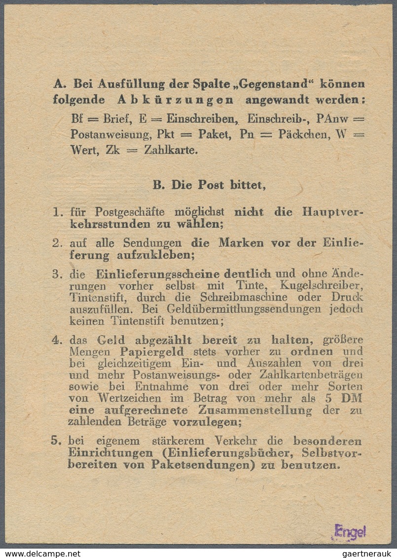 DDR - Dienstmarken A (Verwaltungspost B): 1959/1960, 10 Pfg. Violettultramarin/braunrot (geschlossen - Andere & Zonder Classificatie