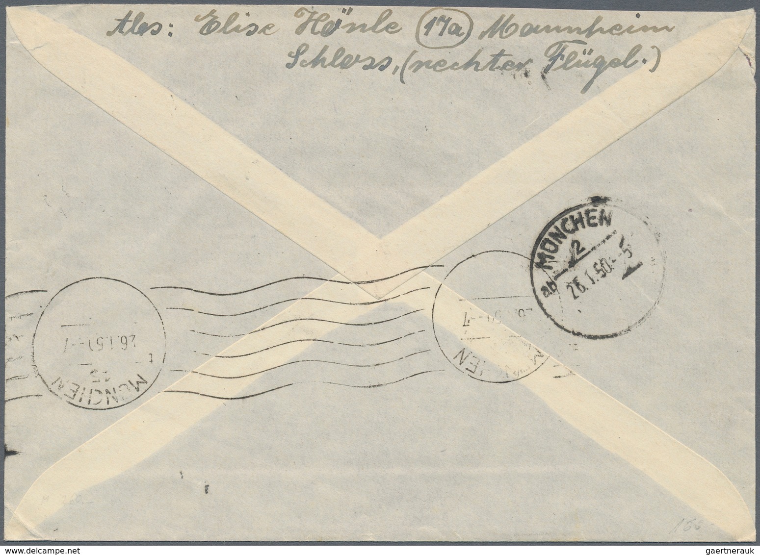 Französische Zone - Rheinland Pfalz: 1950, 30 Pfg. UPU Im Senkrechten Paar Als Portogerechte Mehrfac - Altri & Non Classificati