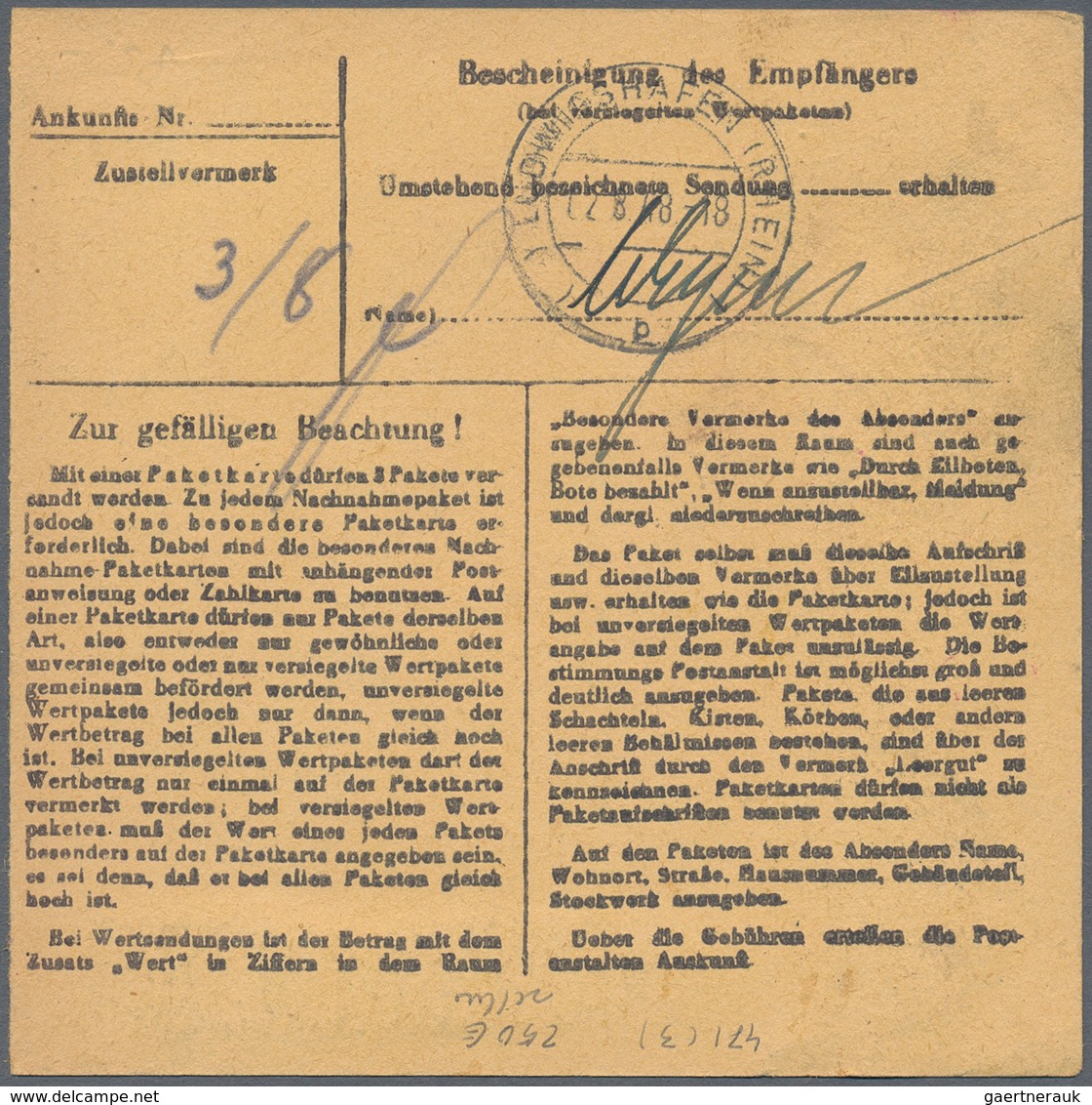 Bizone: 1948, 40 Pfg. Bandaufdruck, Einzelwert Und Senkrechtes Paar Als Portogerechte Mehrfachfranka - Altri & Non Classificati