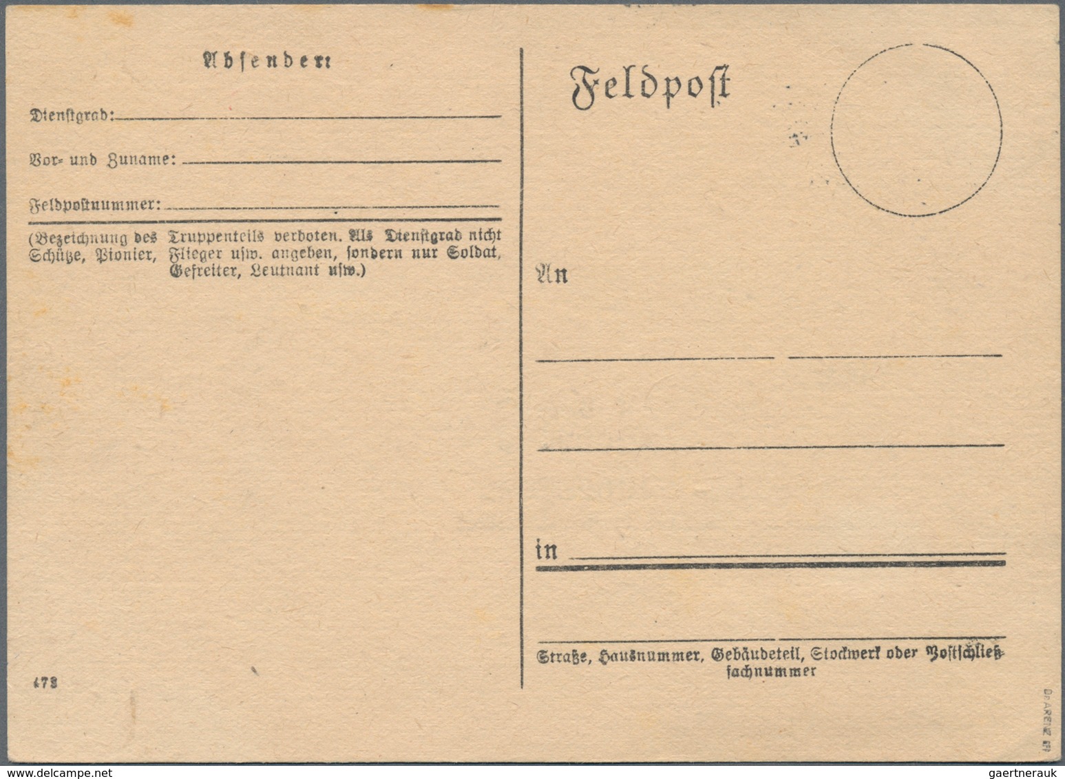 Deutsche Lokalausgaben Ab 1945: GROßRÄSCHEN: 1945, Freimarke 3(0) Pf Handschriftlich In 2(0) Geänder - Andere & Zonder Classificatie