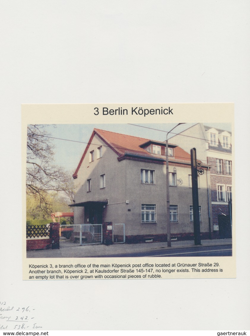 Sowjetische Zone - Bezirkshandstempel - I - Bez. 3 (Berlin): BERLIN-KÖPENICK: Freimarken Arbeiter Un - Sonstige & Ohne Zuordnung