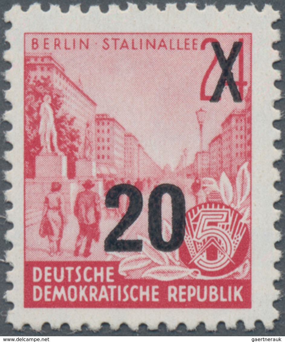 DDR: 1954, 20 A. 24 Pfg., Urmarke In Offsetdruck, Kabinettstück Der Seltenen Marke, "echt Und Einwan - Storia Postale