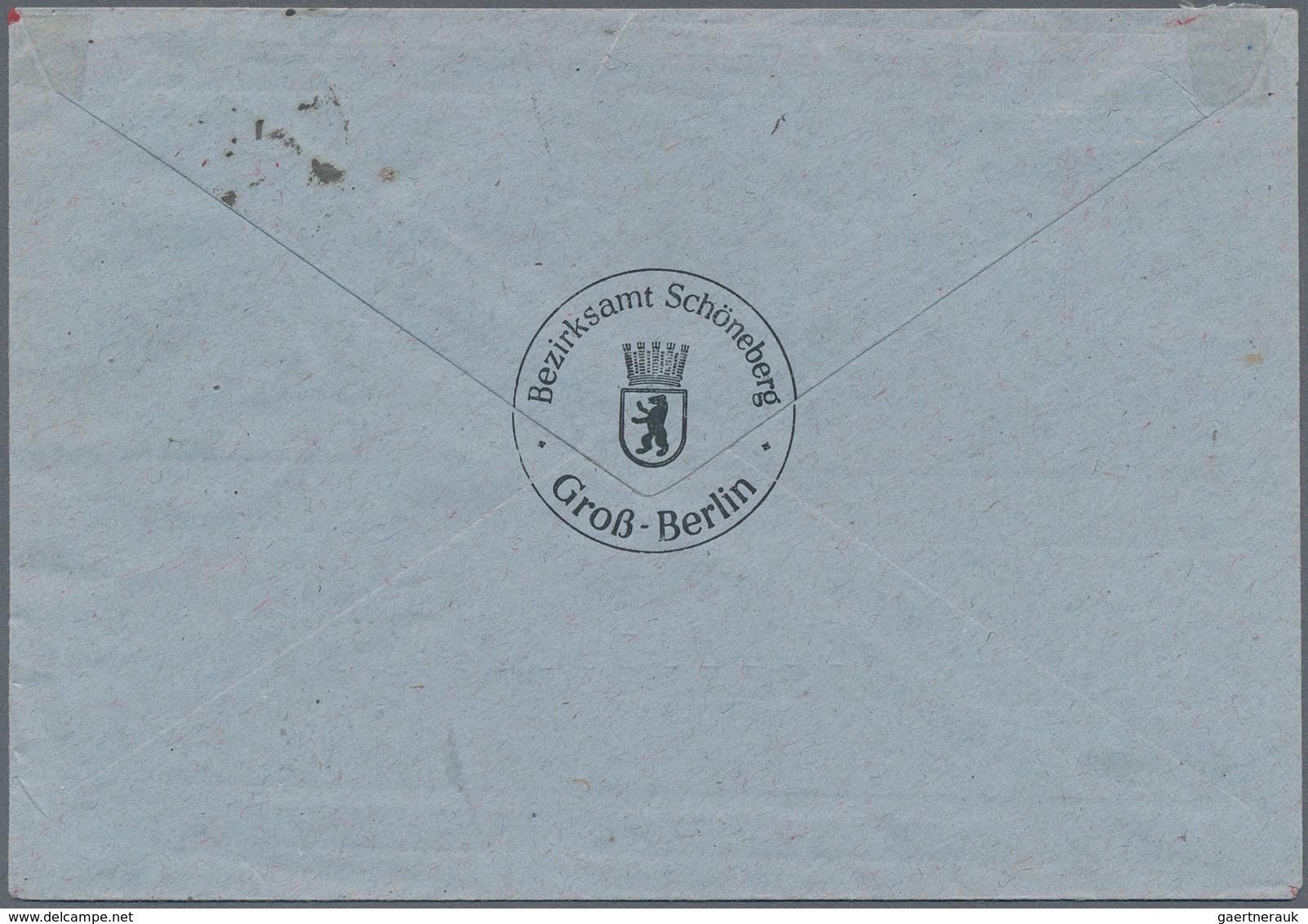 Berlin - Vorläufer: 1948: Ortsbrief 16 Pf. Mit 9 Werten (teils Beanstandungen) Ziffern/AS Zehnfach A - Briefe U. Dokumente