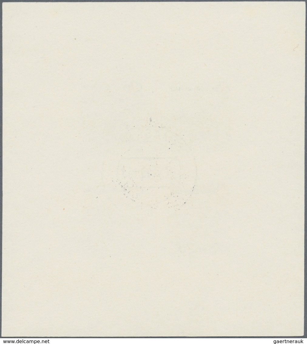 Französische Zone - Rheinland Pfalz: 1949, Blockausgabe Rotes Kreuz, Gestempeltes Exemplar In Type I - Sonstige & Ohne Zuordnung
