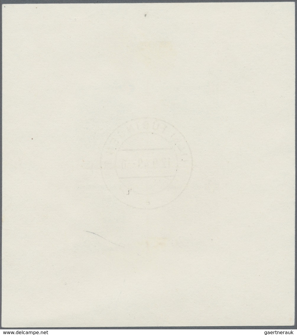 Französische Zone - Württemberg: 1949, Blockausgabe Rotes Kreuz, Gestempeltes Exemplar In Type I Ent - Altri & Non Classificati