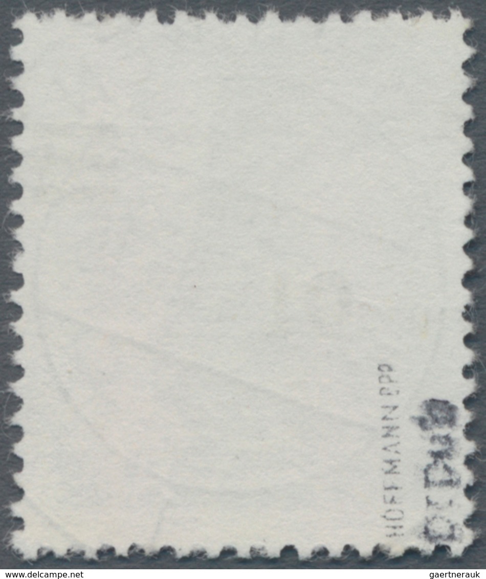 Saarland (1947/56): 1947, Freimarke 10 Cent Auf 2 Pfg. Mit Kopfstehendem Aufdruck, Zentrisch Klar En - Storia Postale