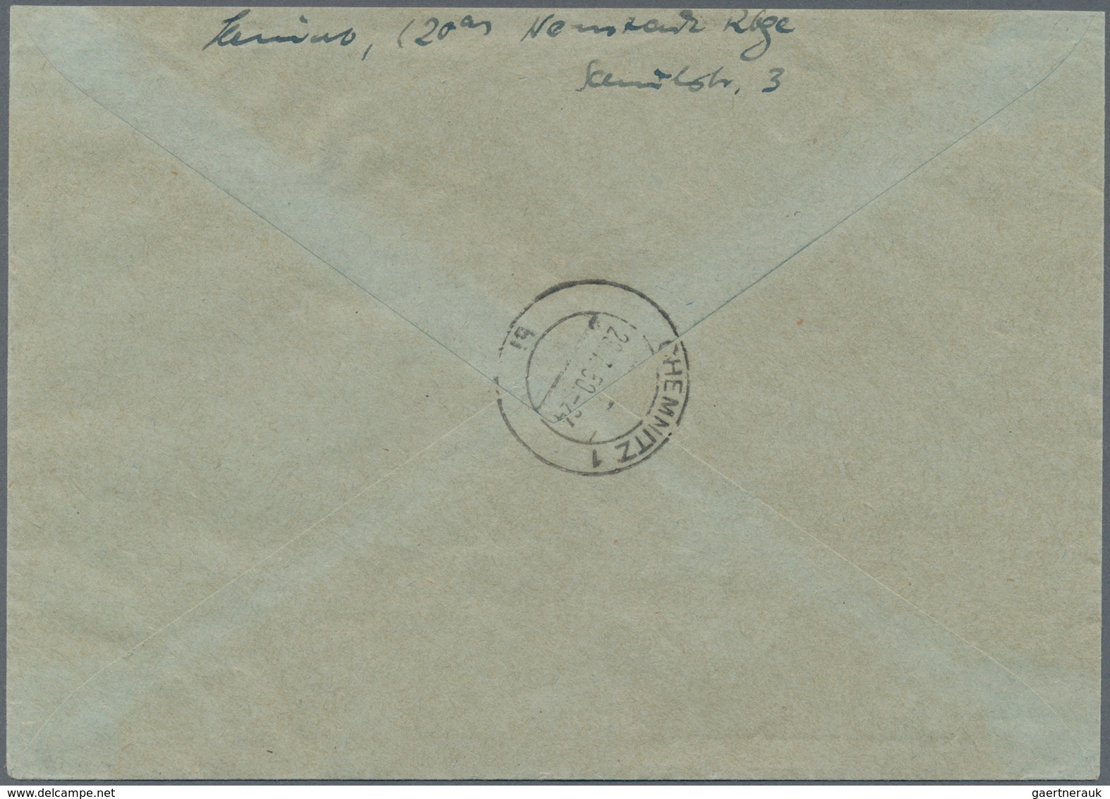 Bundesrepublik Deutschland: 1950, Seb. Bach-Satz In Senkr. Paaren Auf R-Brief V. Neustadt/Rübenberge - Storia Postale