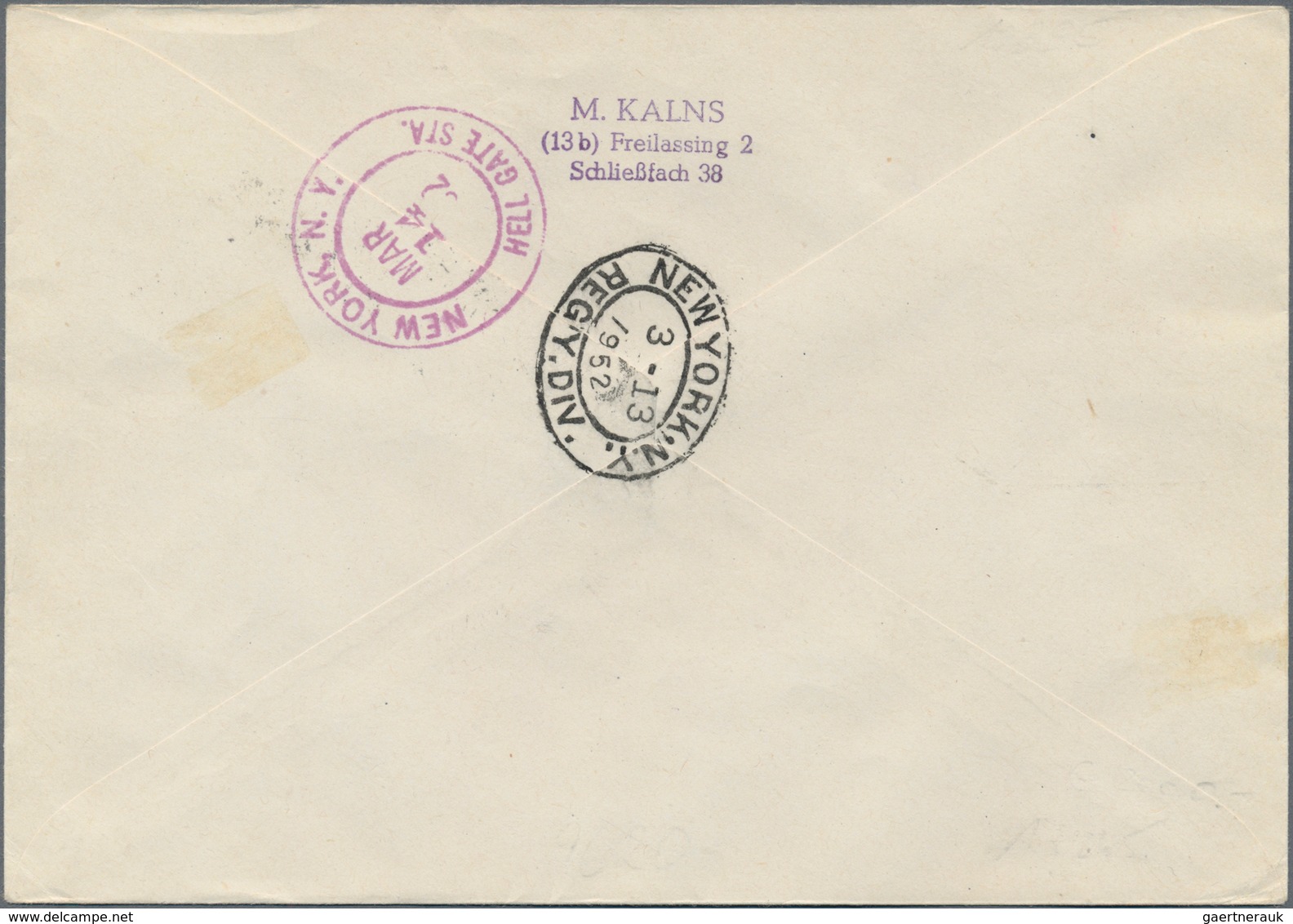 Bundesrepublik Deutschland: 1952, 50 Pfg. Und 70 Pfg. Posthorn Auf R-Luftpost-FDC Von "BAD REICHENHA - Briefe U. Dokumente