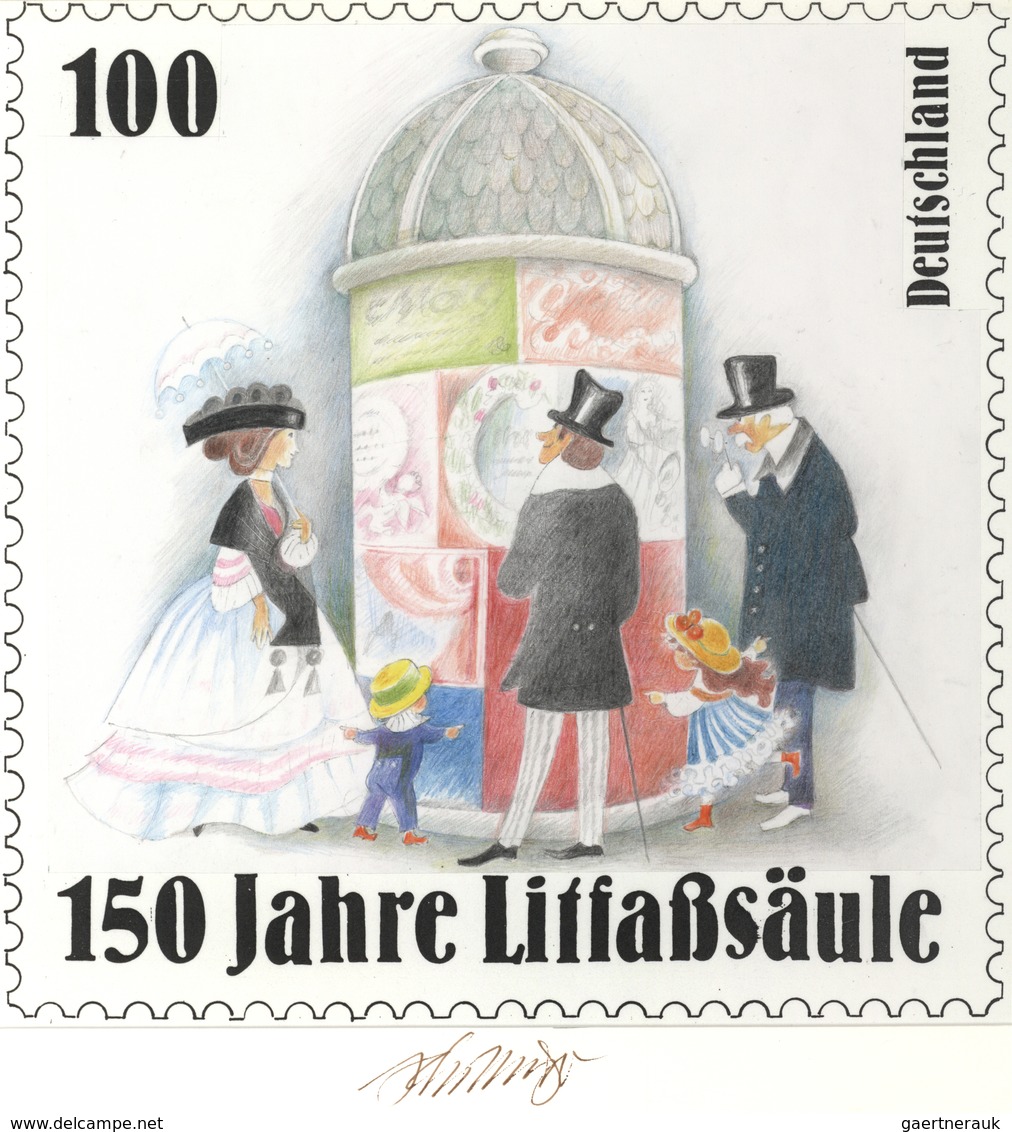 Bundesrepublik Deutschland: 2005, Nicht Angenommener Künstlerentwurf (21,5x21,5) Von Prof. H.Schilli - Brieven En Documenten