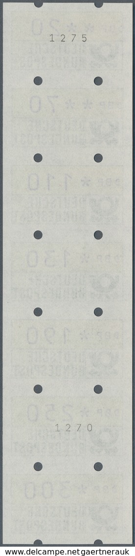 Bundesrepublik - Automatenmarken: 1982, 20 Pf - 300 Pf, 7 Verschiedene Ergänzungswerte Vom 1.7.1982, - Vignette [ATM]