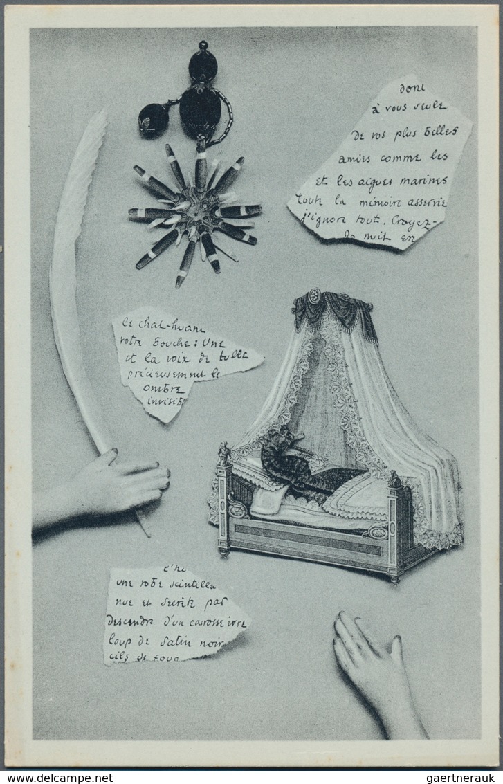Ansichtskarten: Künstler / Artists: HUGNET, Georges (1906-1974), Französischer Dichter, Schriftstell - Zonder Classificatie