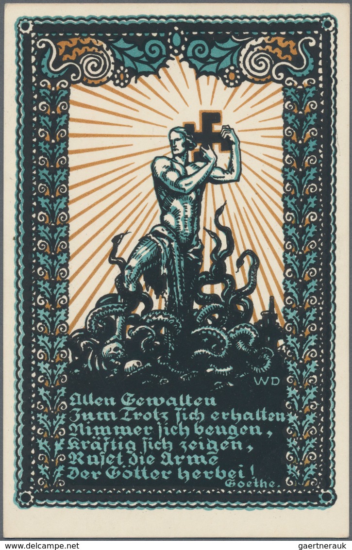 Ansichtskarten: Propaganda: 1921 Austria Nazi Party Card Circa 1921! From The Verlagsabteilung Der S - Politieke Partijen & Verkiezingen