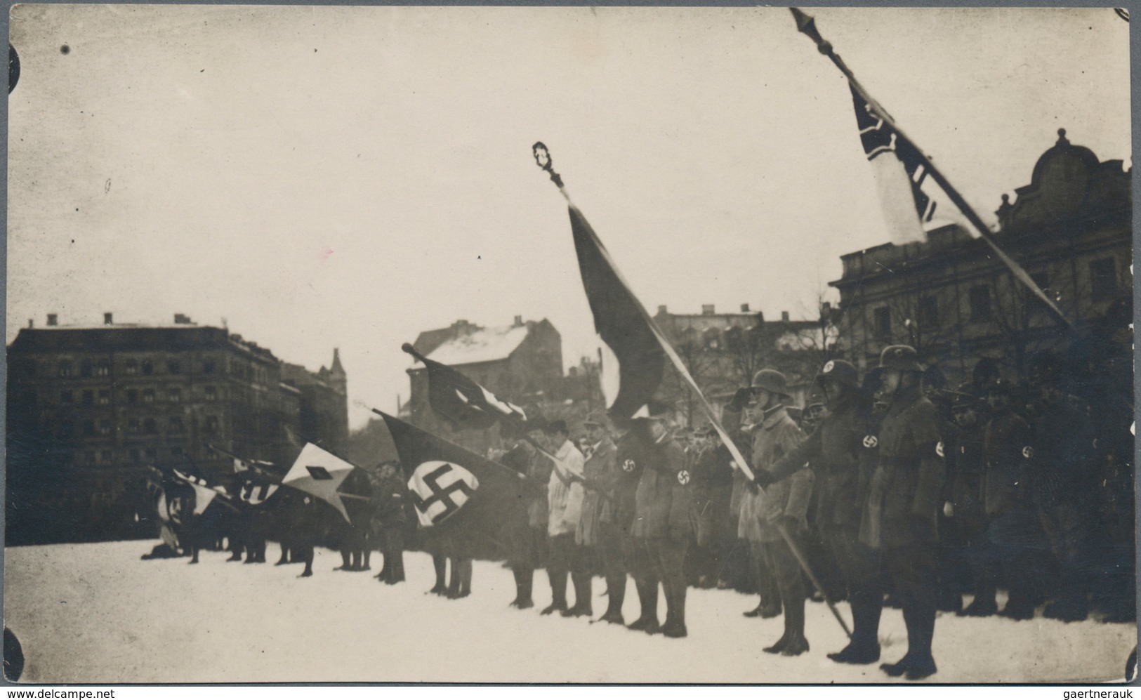 Ansichtskarten: Propaganda: 1923, "Freikorps Hitler München 1923", 1. Reichsparteitag Der NSDAP In M - Politieke Partijen & Verkiezingen