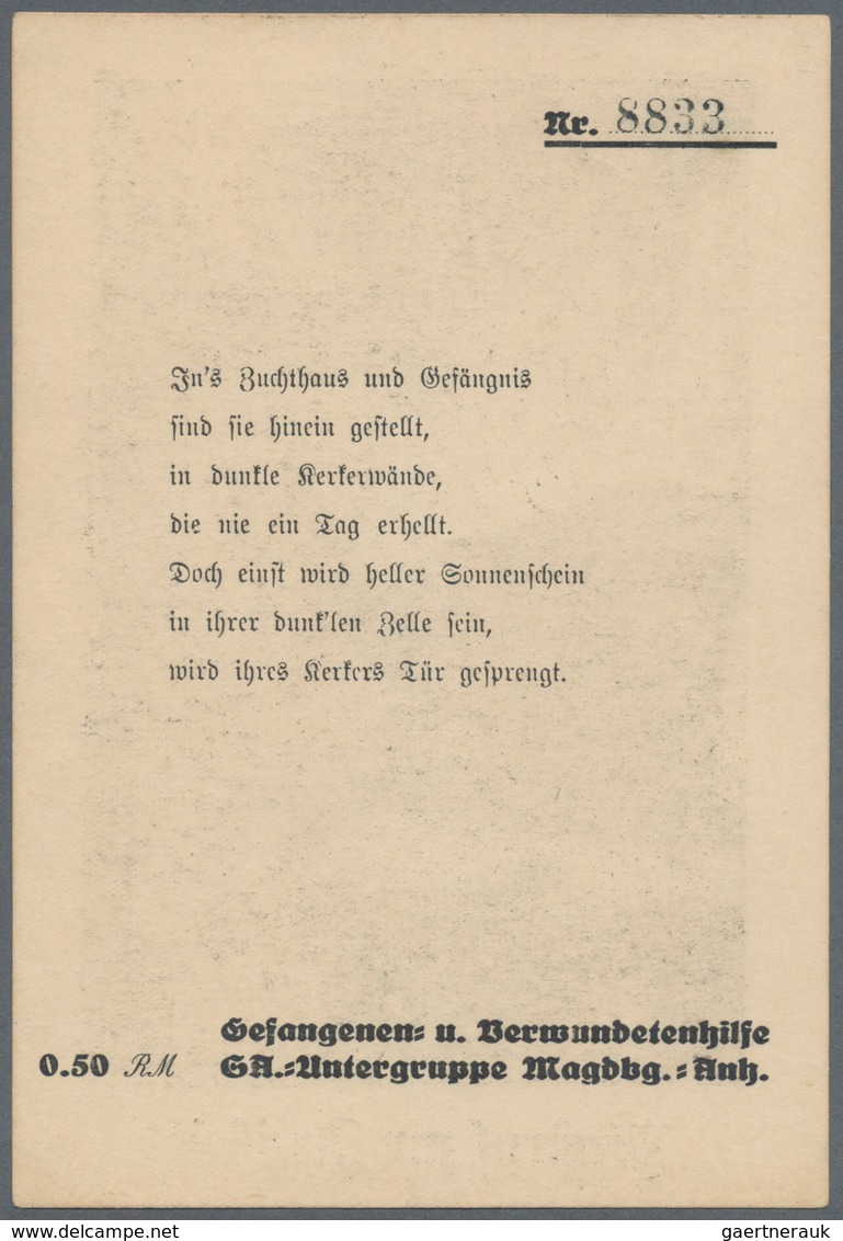 Ansichtskarten: Propaganda: 1924 "Ins Zuchthaus Und Gefängnis Find Sie Hinein Gestellt / In Prisons - Partiti Politici & Elezioni