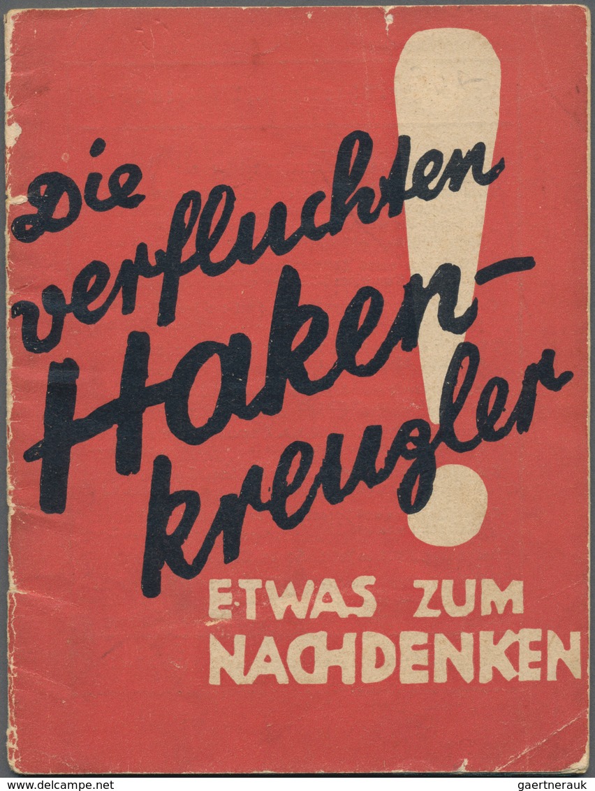 Ansichtskarten: Propaganda: 1929, Sehr Frühe NS-Broschüre "Die Verfluchten Hakenkreuzler", Verfasser - Politieke Partijen & Verkiezingen