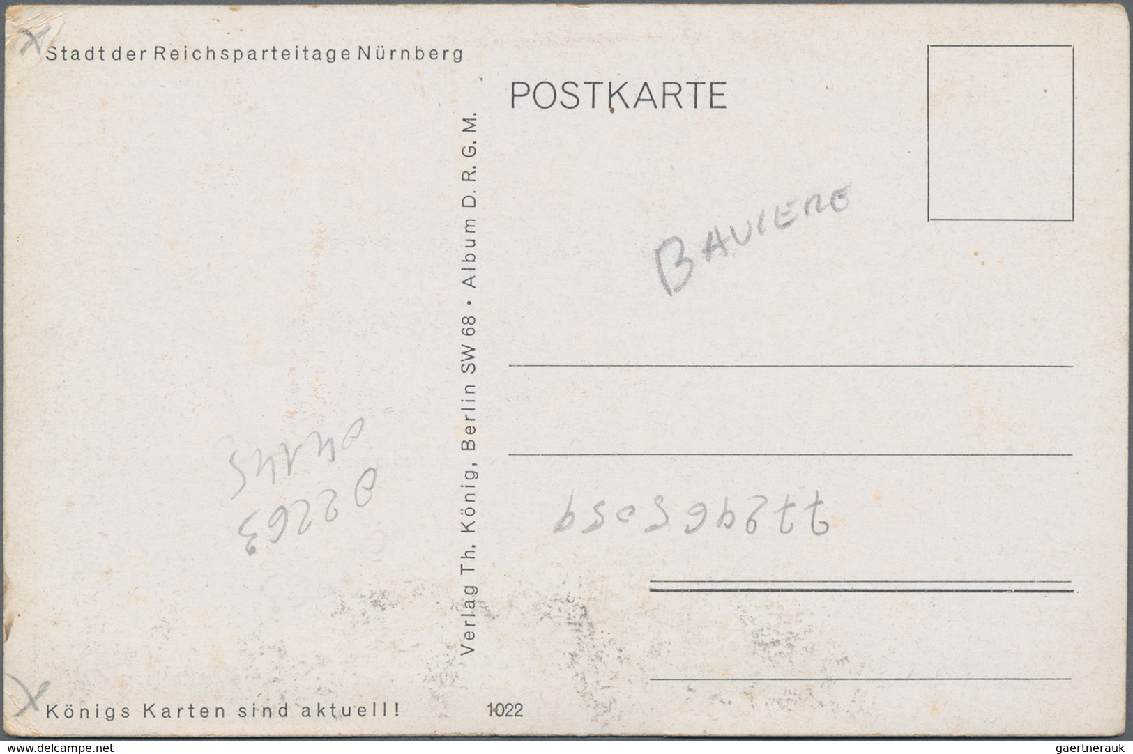 Ansichtskarten: Propaganda: 1935, "Stadt Der Reichsparteitage Nürnberg" Vorbeimarsch Der SA, Seltene - Politieke Partijen & Verkiezingen