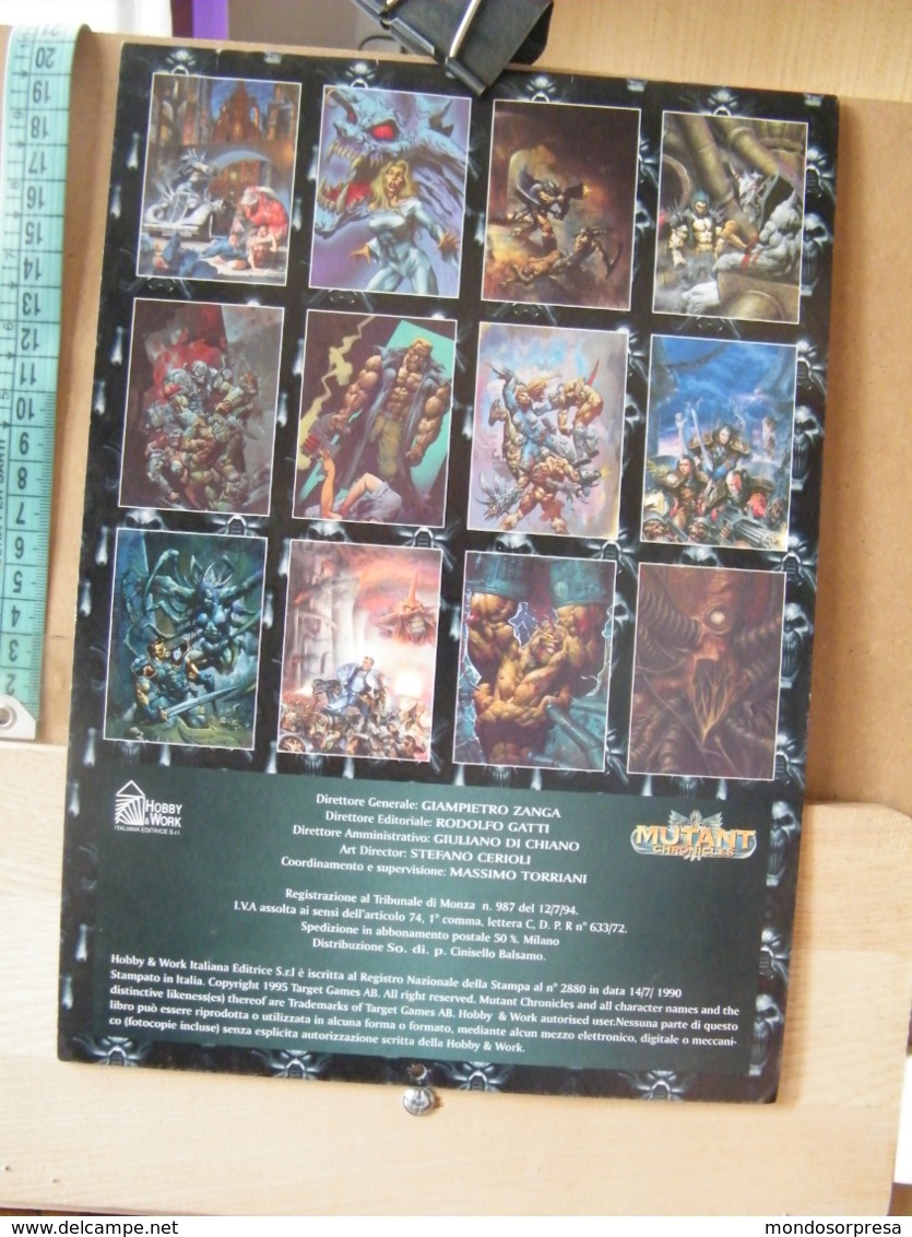 DA22 -CALENDARIO MUTANT CHRONICLES  ANNO 1997 - HOBBY & WORK - Formato Grande : 1991-00