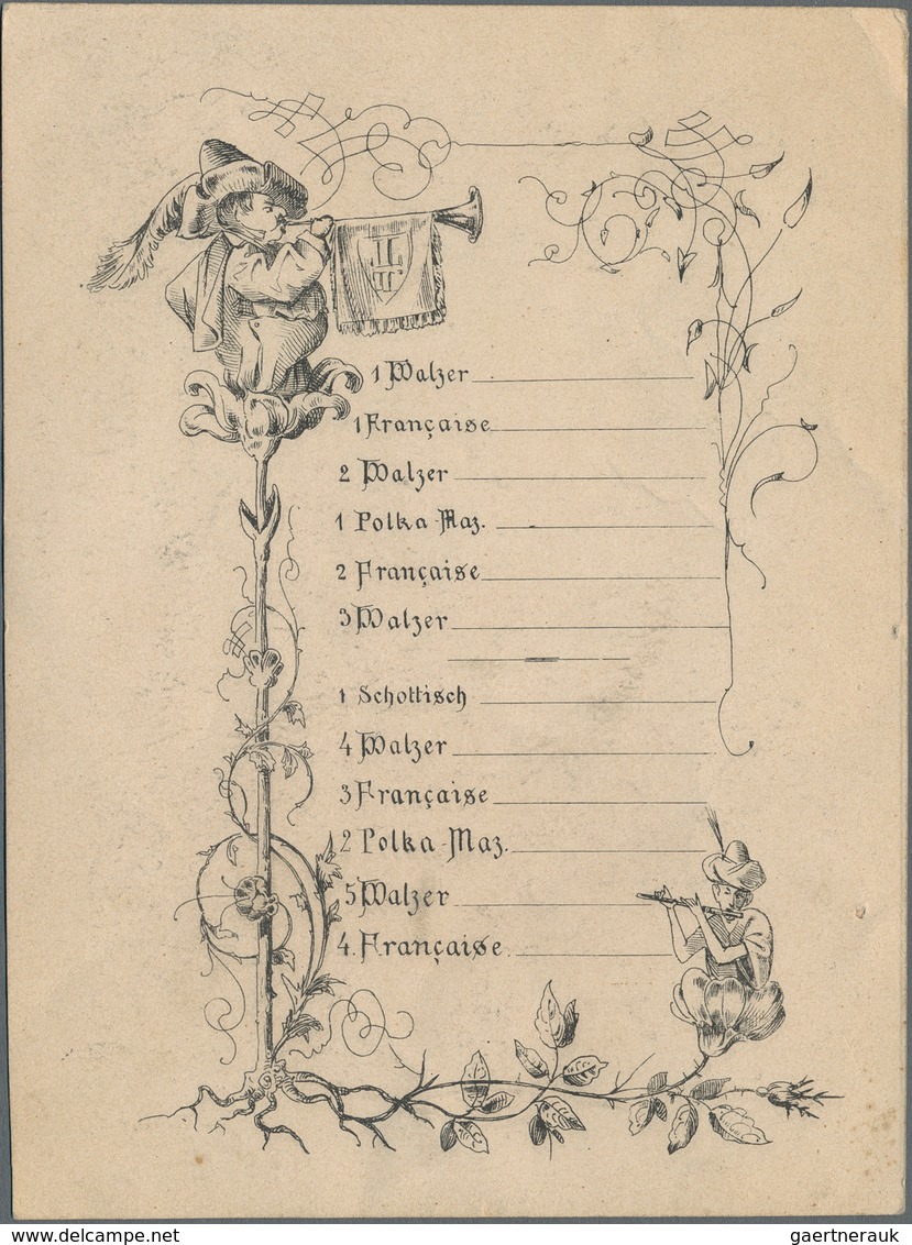 Ansichtskarten: Vorläufer: 1863, MÜNCHEN, Illustrierte Eintrittskarte Zur Abendunterhaltung Des Münc - Non Classificati