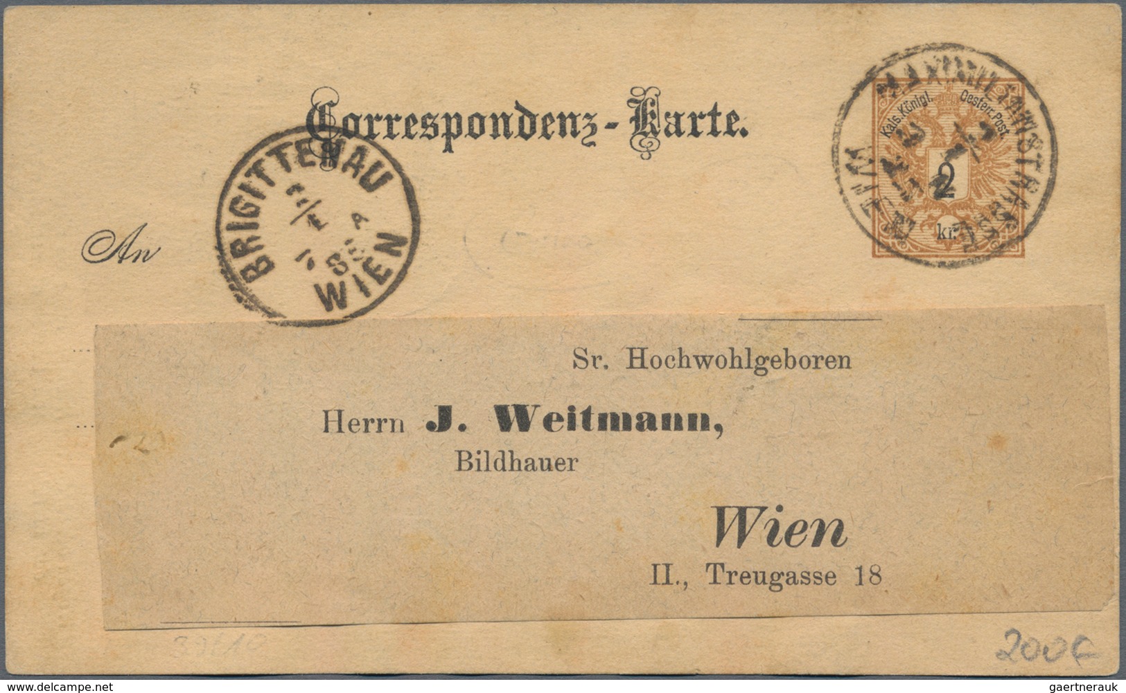 Ansichtskarten: Vorläufer: 1885, WIEN Einladungskarte Sylvesterabend 5. Jänner 1885, Vorläuferkarte - Non Classificati