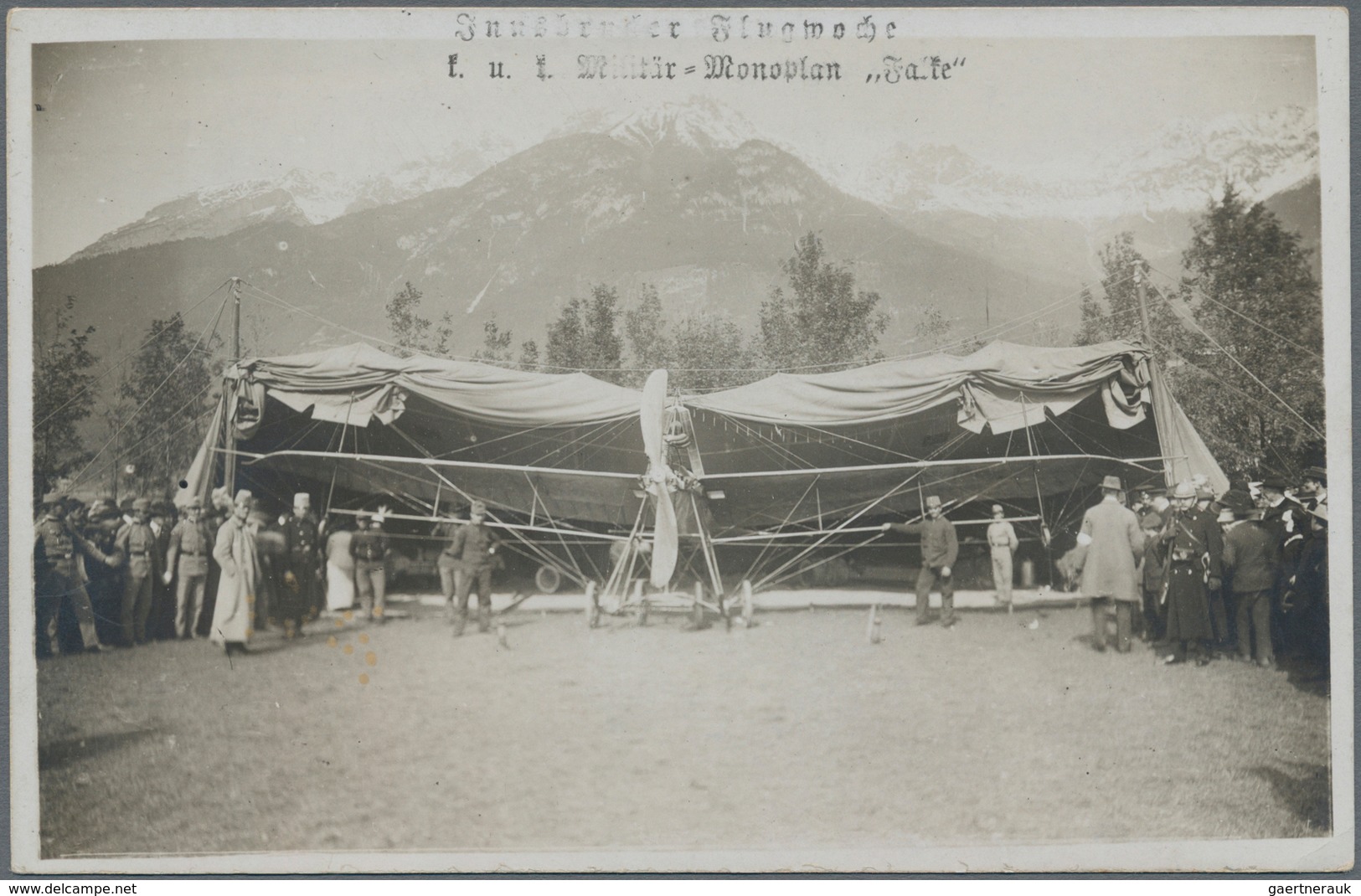 Ansichtskarten: Motive / Thematics: INNSBRUCKER FLUGTAGE (1912), 3 Echtfotokarten Davon 2 Offizielle - Andere & Zonder Classificatie