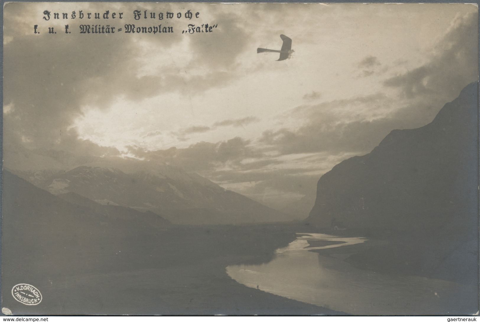 Ansichtskarten: Motive / Thematics: INNSBRUCKER FLUGTAGE (1912), 3 Echtfotokarten Davon 2 Offizielle - Altri & Non Classificati