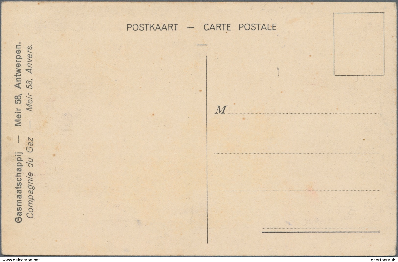 Ansichtskarten: Motive / Thematics: WERBUNG / REKLAME, Dekorative Belgische Werbekarte Der Compagnie - Andere & Zonder Classificatie